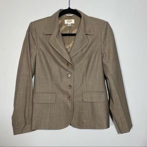 Talbots Petites Beige Suit Jacket